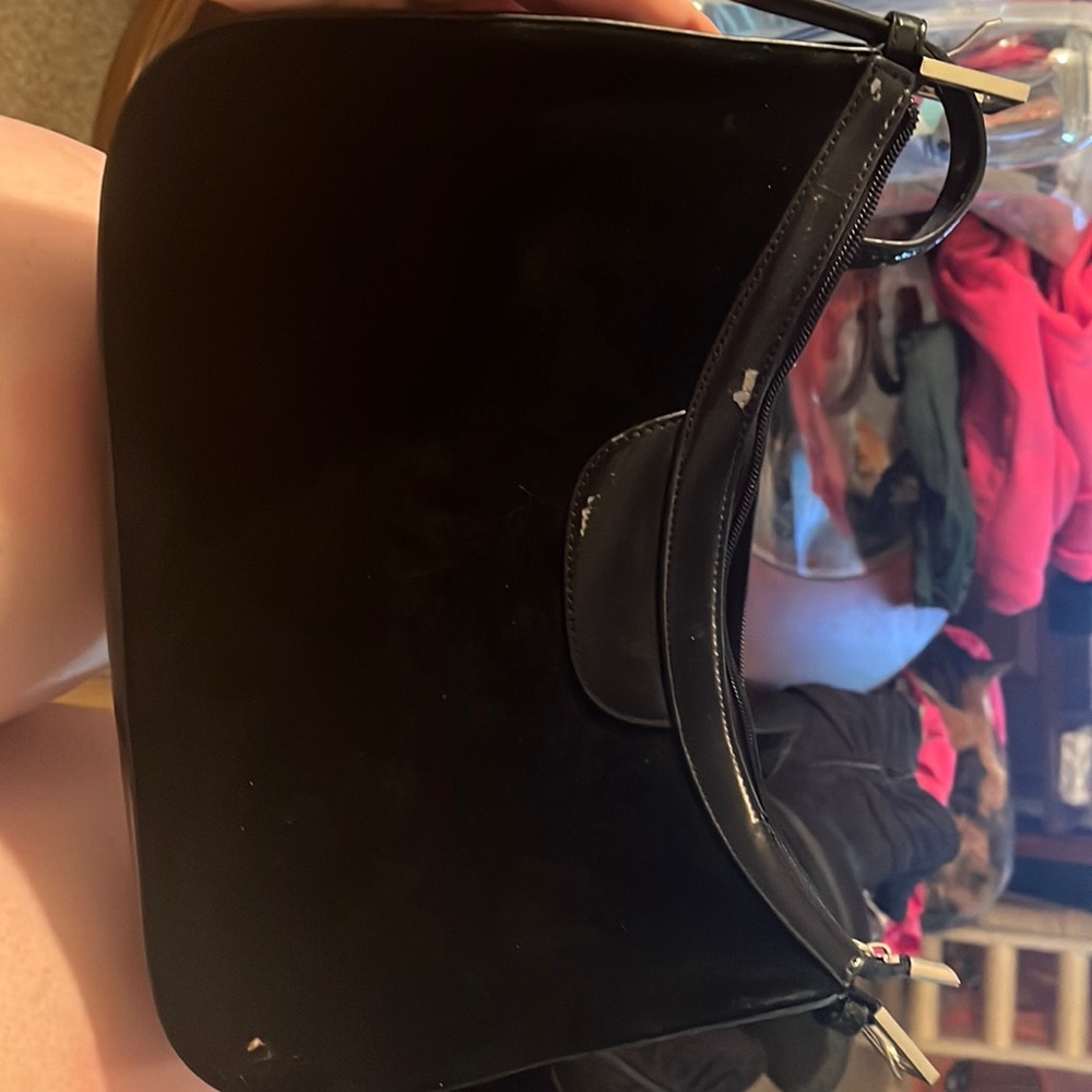 Black Velour Purse